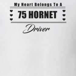 My Heart Belongs To A 1975 Hornet Driver Light Color T Shirt
