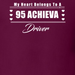 My Heart Belongs To A 1995 Achieva Driver Dark Color T Shirt