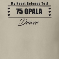 My Heart Belongs To A 1975 Opala Driver Light Color T Shirt