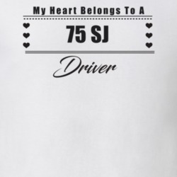My Heart Belongs To A 1975 Sj Driver Light Color T Shirt