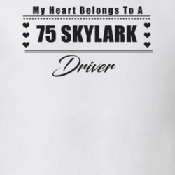 My Heart Belongs To A 1975 Skylark Driver Light Color T Shirt