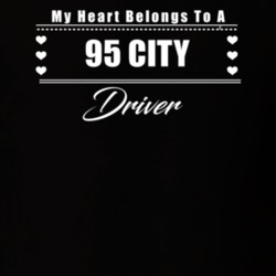 My Heart Belongs To A 1995 City Driver Dark Color T Shirt