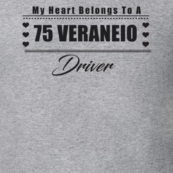 My Heart Belongs To A 1975 Veraneio Driver Light Color T Shirt