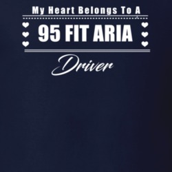 My Heart Belongs To A 1995 Fit Aria Driver Dark Color T Shirt