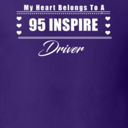 My Heart Belongs To A 1995 Inspire Driver Dark Color T Shirt