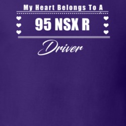 My Heart Belongs To A 1995 Nsx R Driver Dark Color T Shirt