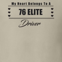 My Heart Belongs To A 1976 Elite Driver Light Color T Shirt