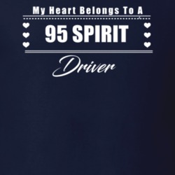My Heart Belongs To A 1995 Spirit Driver Dark Color T Shirt
