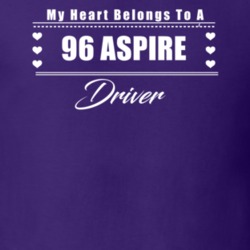 My Heart Belongs To A 1996 Aspire Driver Dark Color T Shirt