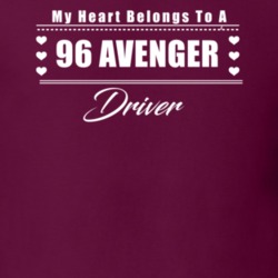My Heart Belongs To A 1996 Avenger Driver Dark Color T Shirt