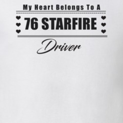 My Heart Belongs To A 1976 Starfire Driver Light Color T Shirt