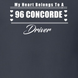 My Heart Belongs To A 1996 Concorde Driver Dark Color T Shirt