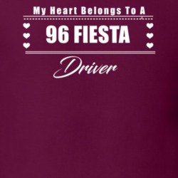 My Heart Belongs To A 1996 Fiesta Driver Dark Color T Shirt