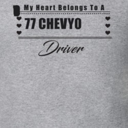 My Heart Belongs To A 1977 Chevy 1700 Driver Light Color T Shirt