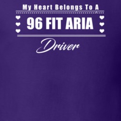 My Heart Belongs To A 1996 Fit Aria Driver Dark Color T Shirt