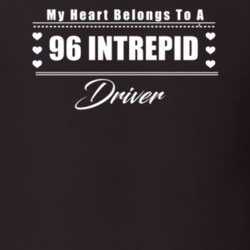 My Heart Belongs To A 1996 Intrepid Driver Dark Color T Shirt
