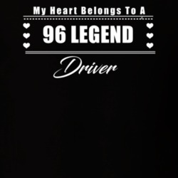 My Heart Belongs To A 1996 Legend Driver Dark Color T Shirt