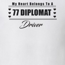 My Heart Belongs To A 1977 Diplomat Driver Light Color T Shirt