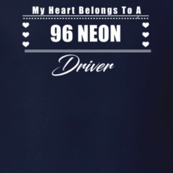 My Heart Belongs To A 1996 Neon Driver Dark Color T Shirt