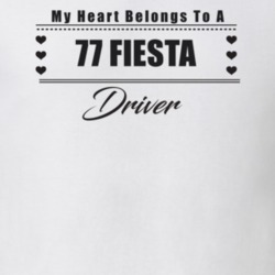 My Heart Belongs To A 1977 Fiesta Driver Light Color T Shirt