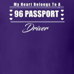 My Heart Belongs To A 1996 Passport Driver Dark Color T Shirt