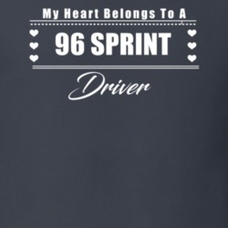 My Heart Belongs To A 1996 Sprint Driver Dark Color T Shirt