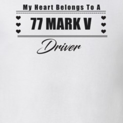 My Heart Belongs To A 1977 Mark V Driver Light Color T Shirt