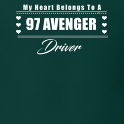 My Heart Belongs To A 1997 Avenger Driver Dark Color T Shirt