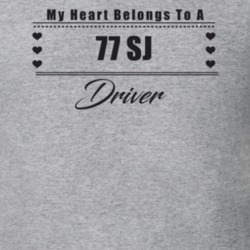 My Heart Belongs To A 1977 Sj Driver Light Color T Shirt