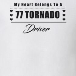 My Heart Belongs To A 1977 Tornado Driver Light Color T Shirt