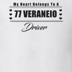 My Heart Belongs To A 1977 Veraneio Driver Light Color T Shirt