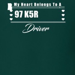 My Heart Belongs To A 1997 K5 Blazer Driver Dark Color T Shirt