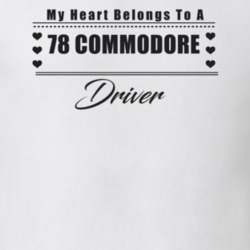 My Heart Belongs To A 1978 Commodore Driver Light Color T Shirt