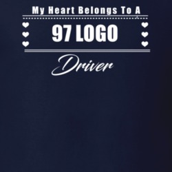 My Heart Belongs To A 1997 Logo Driver Dark Color T Shirt