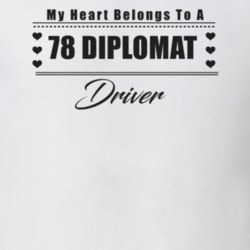 My Heart Belongs To A 1978 Diplomat Driver Light Color T Shirt