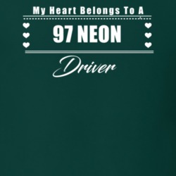 My Heart Belongs To A 1997 Neon Driver Dark Color T Shirt