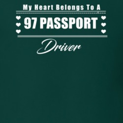 My Heart Belongs To A 1997 Passport Driver Dark Color T Shirt