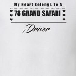 My Heart Belongs To A 1978 Grand Safari Driver Light Color T Shirt