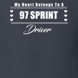 My Heart Belongs To A 1997 Sprint Driver Dark Color T Shirt