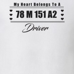 My Heart Belongs To A 1978 M 151 A2 Driver Light Color T Shirt