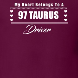 My Heart Belongs To A 1997 Taurus Driver Dark Color T Shirt