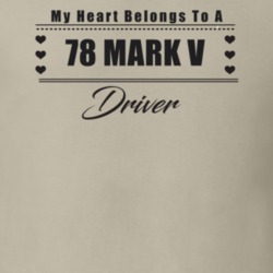 My Heart Belongs To A 1978 Mark V Driver Light Color T Shirt