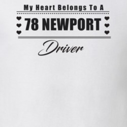 My Heart Belongs To A 1978 Newport Driver Light Color T Shirt