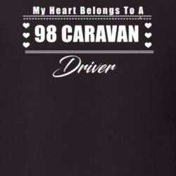 My Heart Belongs To A 1998 Caravan Driver Dark Color T Shirt