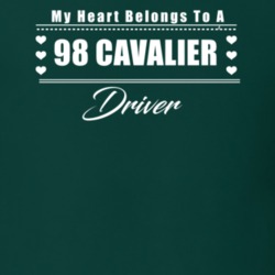 My Heart Belongs To A 1998 Cavalier Driver Dark Color T Shirt
