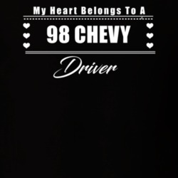 My Heart Belongs To A 1998 Chevy Driver Dark Color T Shirt