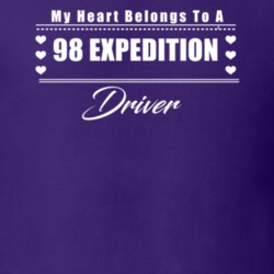 My Heart Belongs To A 1998 Expedition Driver Dark Color T Shirt