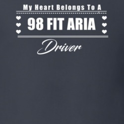 My Heart Belongs To A 1998 Fit Aria Driver Dark Color T Shirt
