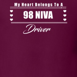 My Heart Belongs To A 1998 Niva Driver Dark Color T Shirt