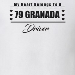 My Heart Belongs To A 1979 Granada Driver Light Color T Shirt